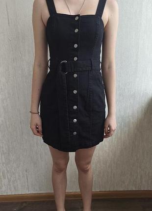 Сарафан черный