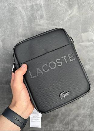 Мужская сумка lacoste сумка lacoste черная сумка lacoste сумка лакоста