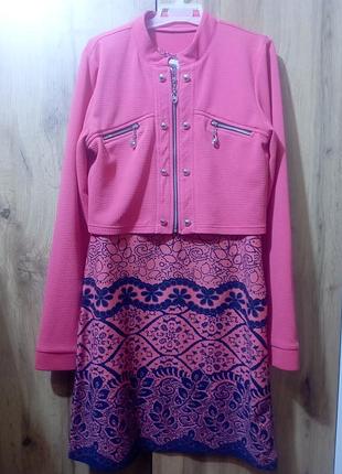 Костюм з сарафаном на дівчину