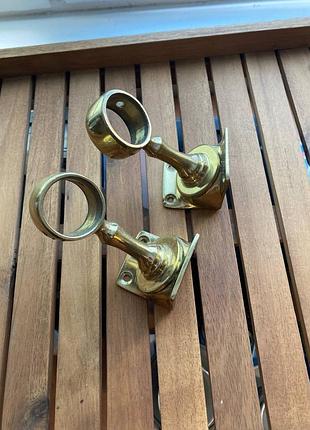 Держатель для карниза на угол, изготовлен из бронзы. в комплекте 2 шт цена за все