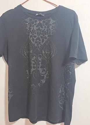 Женская футболка из португалии❤️‍🔥 zara eur s роз.