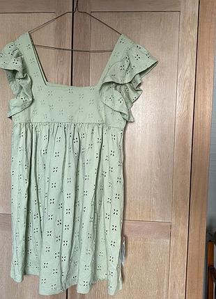 Нове хлопкове плаття з воланами 38 розміру бренду asos design