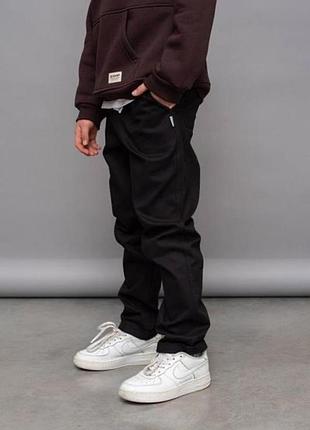 Котонові брюки чорні 2