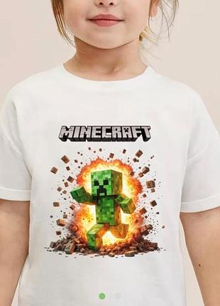Футболка майнкрафт 92-152 р