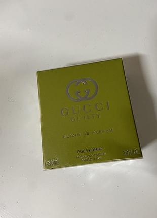 Gucci guilty elixir de parfum paisley-print homme 60мл