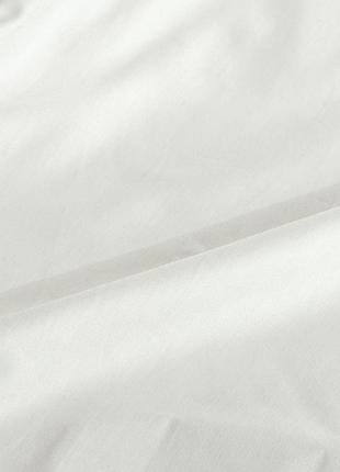 Постельное белье с рюшами и красным кантом beni, белого цвета постель, размеры все7 фото