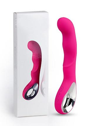 Вібратор soft pleasure вагінальний для точки g на акумуляторі рожевий