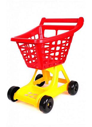 Дитячий ігровий "візок для супермаркету" технок 4227txk, 56х47х36.5 см  червоний hjk