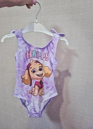Купальник щенячий патруль 98р, новый