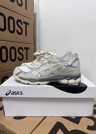 Кроссовки asics gel-nyc beige grey