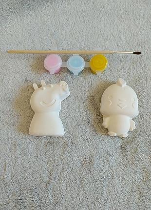 Гипсовые фигуры" мультяшные " для творчества..