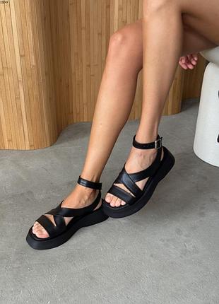 Босоножки натуральная кожа