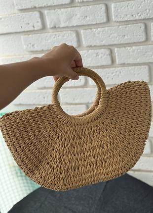 Сумка плетена
