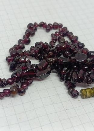 Бусы из граната. 7