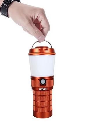 Ліхтар кемпінговий sofirn blf lt1 8*lh351d 5000k + акумулятори 18650*4шт. 3000mah orange