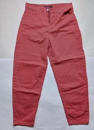 Жіночі малинові джинси мом висока посадка cracpot denim wear m 29 туреччина