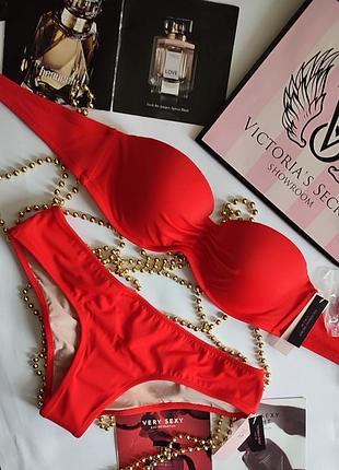Купальник victoria's secret bandeau 34b 75b m l 40 38 бандо malta