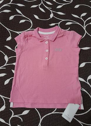 Футболка (поло) 100% бавовна для дівчинки 12-18 місяців фірми mothercare