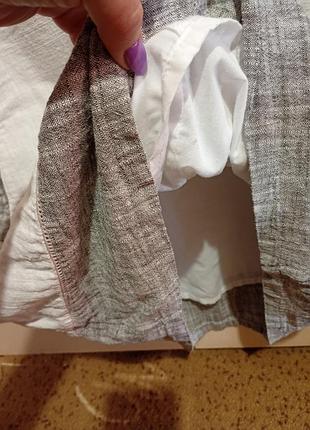 Платье летнее лён, размер 12. 7