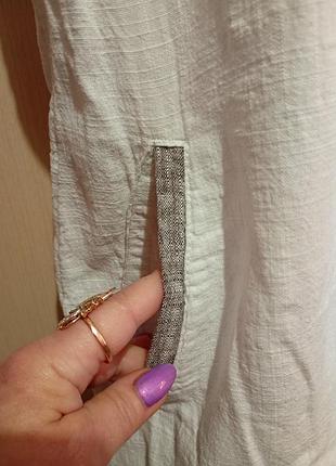 Платье летнее лён, размер 12. 8