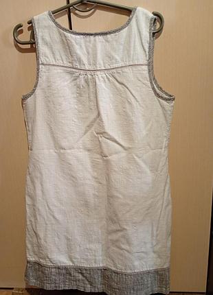 Платье летнее лён, размер 12. 2