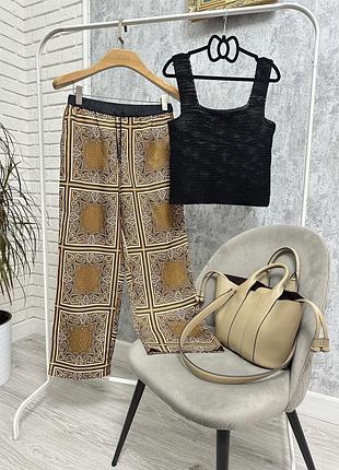 Широкі шовкові палаццо scotch & soda patrina розмір s