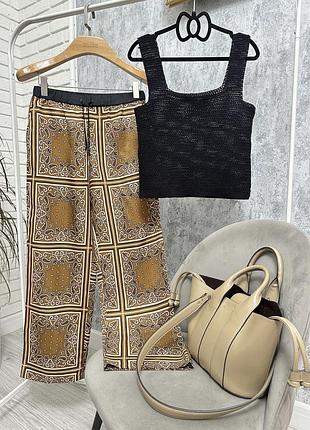 Широкі шовкові палаццо scotch & soda patrina розмір s