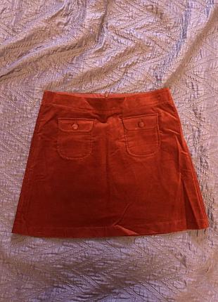 Вельветова спідниця benetton