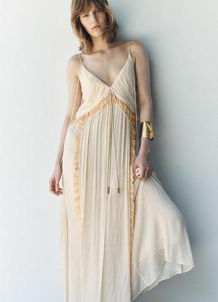 Сукня zw collection з контрастом від zara, розмір s