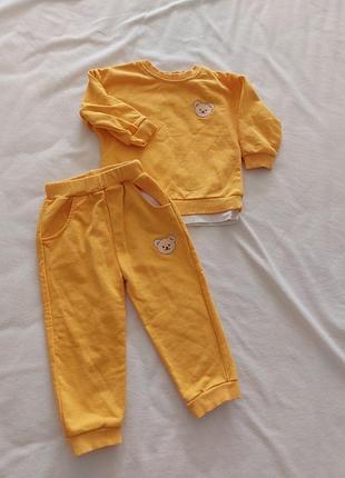 Костюм с мишкой (80-92 р)