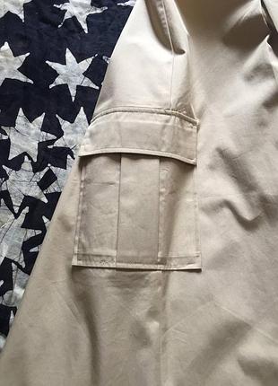 Юбка миди с карманами карго6 фото