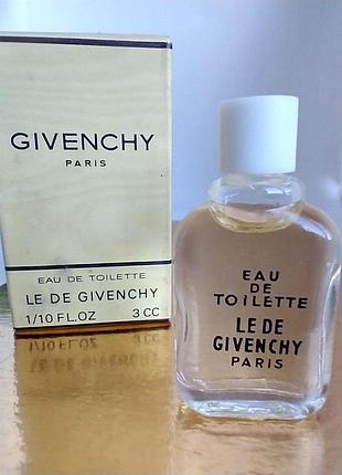 Givenchy le de givenchy  миниатюра винтаж 3мл