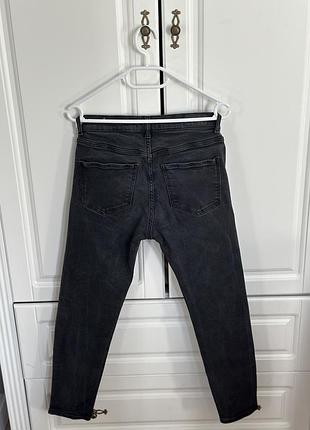 Джинси pull&bear (чорні, slim fit