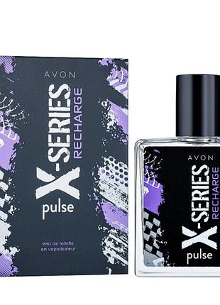 Туалетна вода avon  pulse x-series recharge раритет