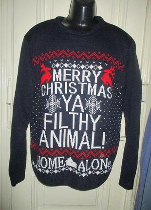 Светр чоловічий.новорічний.разм xl