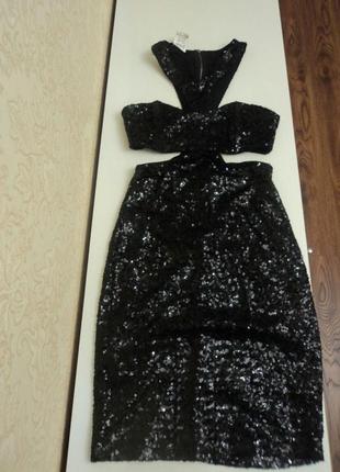 Оригінальне плаття в пайетку