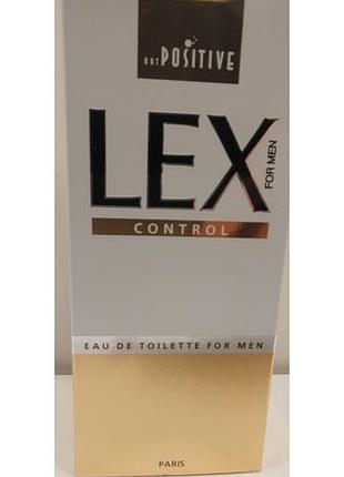 Туалетна вода "lex control" для чоловіків 90мл