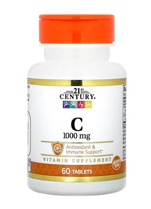 Вітамін c 21st century vitamin c 1000 мг 60 таб сша