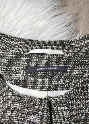 Женский шикарный стильный пиджак блейзер жакет кардиган на молнии rene lezard4 фото