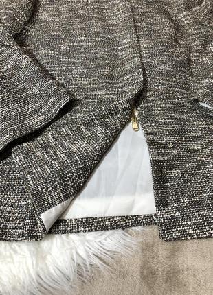 Женский шикарный стильный пиджак блейзер жакет кардиган на молнии rene lezard5 фото