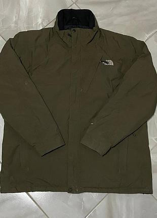 Мужская оливковое куртка The North Face hyvent xxl