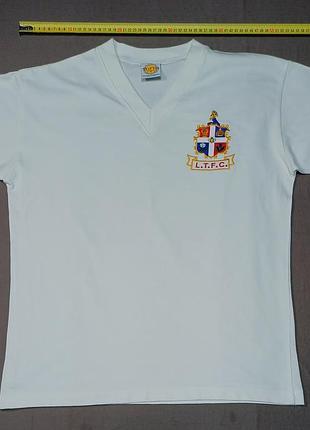 Плечі 54 см retro replica 1958-59 years toffs football shirt company  футболка товста біла  size м