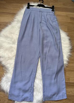 Сині штани палаццо zara / брюки zara