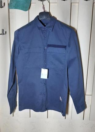 Рубашка плотная мужская, размер s, сток!