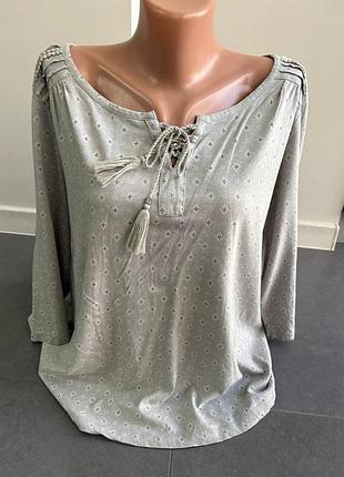 Блуза оливкова 22р bonmarche