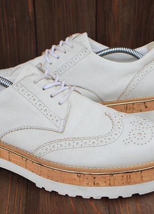 Туфлі броги hogan шкіра зроблені в італії 40р туфли