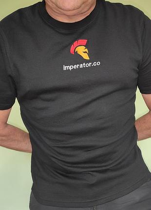 Стильная фирменная футболка катон бренд.zara.imperator.л.