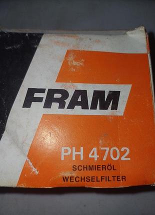Фильтр смазки fram ph4702, аналог knecht oc98.