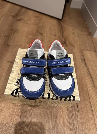 Дитячі шкіряні кросівки galliano