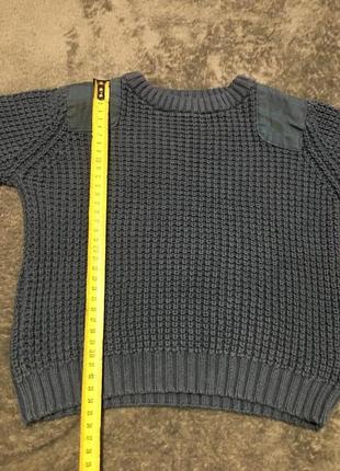 F&f-светр для малюка,блідо-сірий-блакитний светр